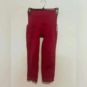 Gymshark Energy + Seamless Cropped Leggings - Size XSmall Pink